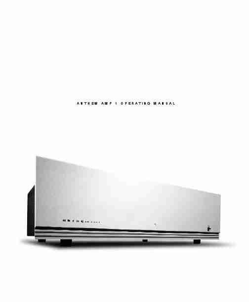 Anthem Audio Stereo Amplifier Amp 1-page_pdf